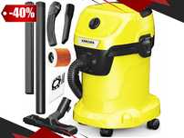 Nowy Mocny Odkurzacz Przemysłowy Karcher Popiół Kominek -20% | GRATIS