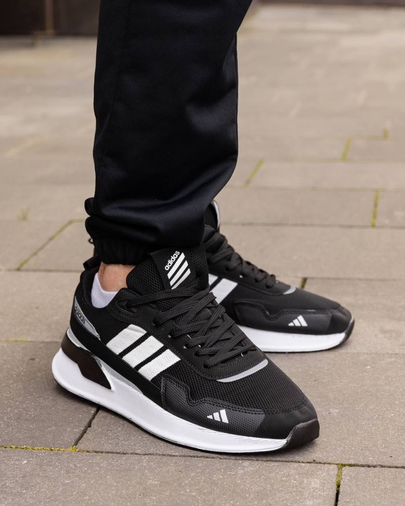 Мужские кроссовки адидас раннинг Adidas Running Black 40,41,42,43,44