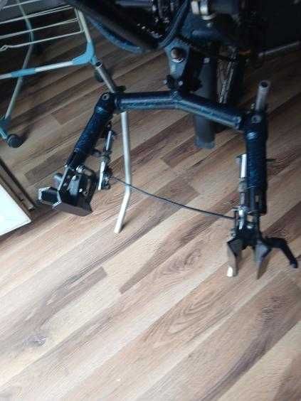 Przystawka rowerowa do wózka inwalidzkiego