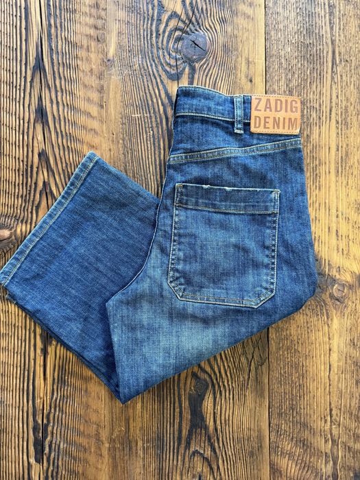 Spodenki szorty Bermudy Denim Zadig & Voltaire S Petrol, Stan Idealny