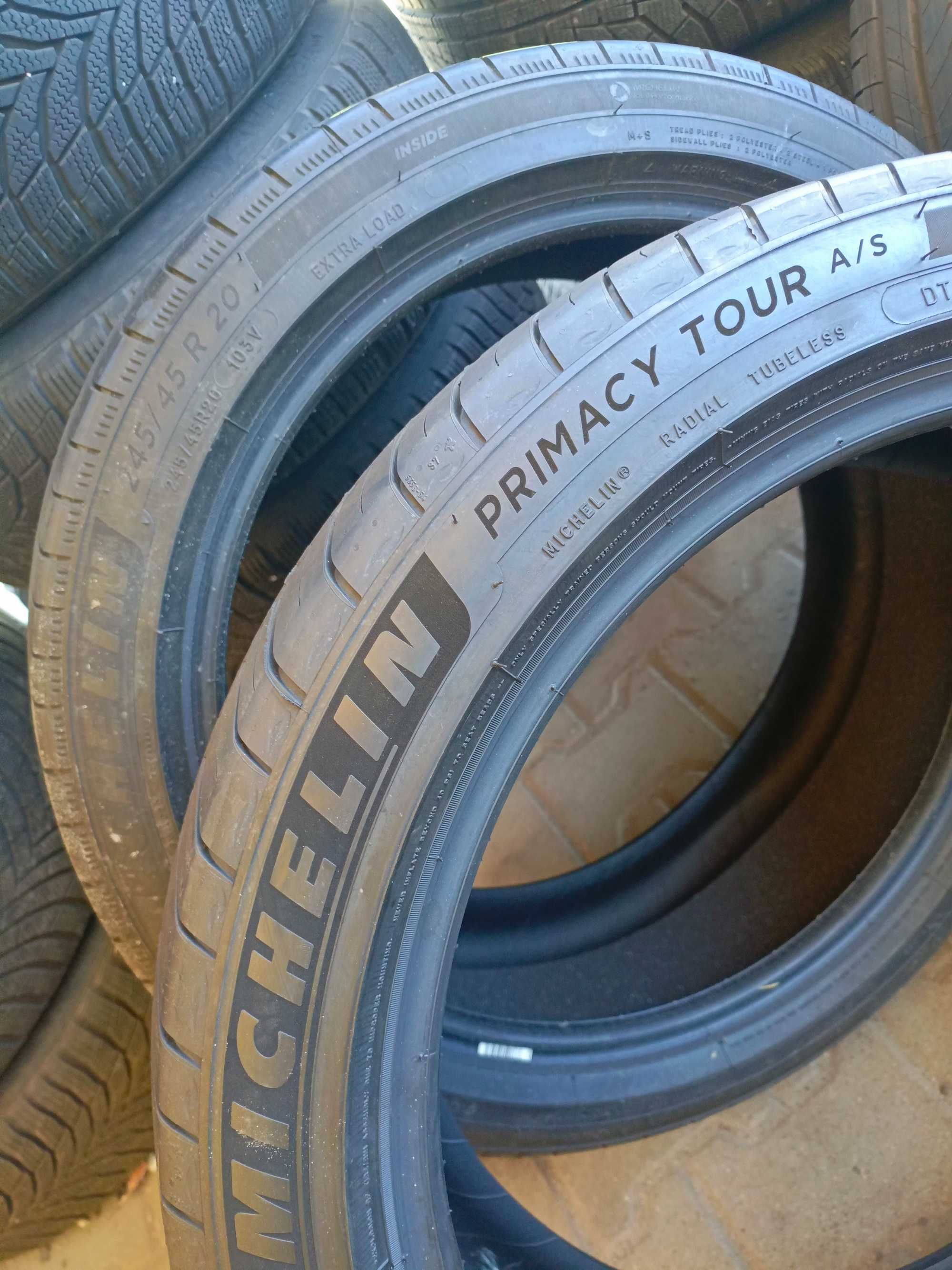 (C) Nowe demo opony całoroczne 245/45/20 Michelin 2024r 2 sztuki