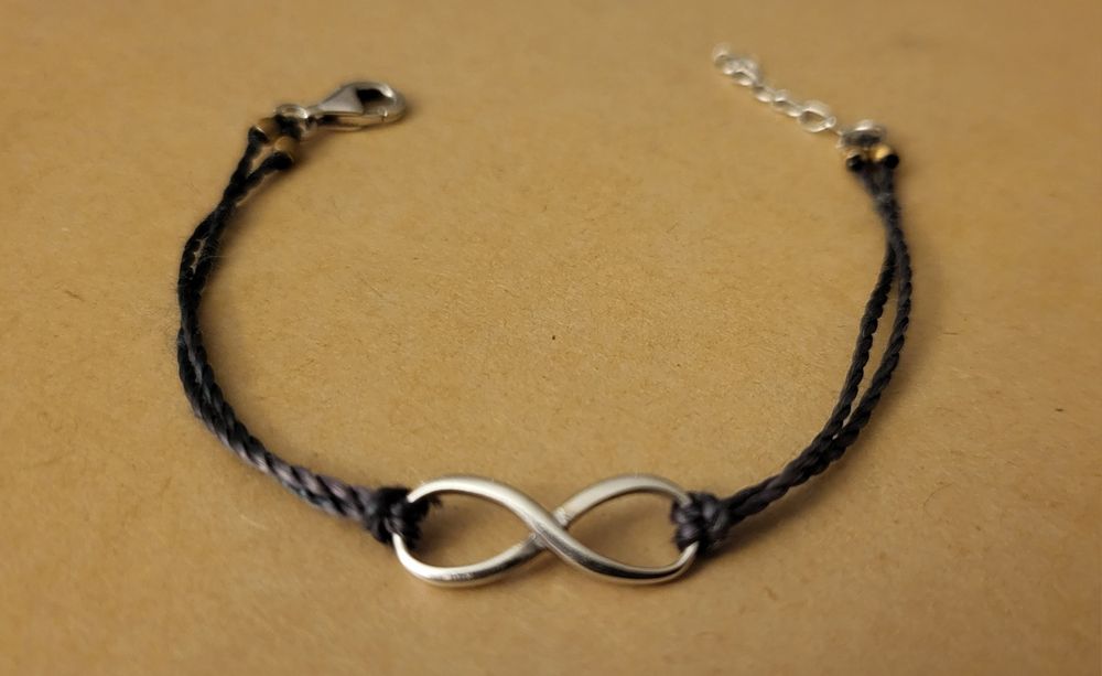Bransoletka nieskończoność z Apart,  długość regulowana, max 16 cm