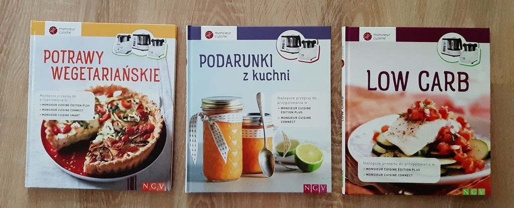 Książki z przepisami Monsieur Cusine