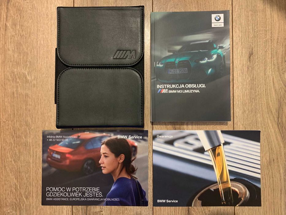 BMW M3 G20 Polska instrukcja obsługi oryginalna BMW OE w Etui
