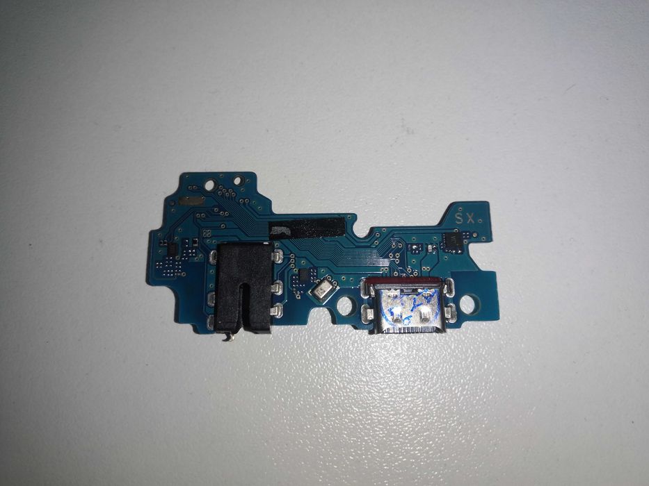 Нижня плата Samsung Galaxy A32 A325, з роз'ємом зарядки та навушників