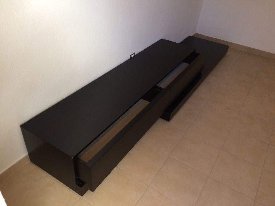 Conjunto sala (movel para TV + mesa de centro(wengue))