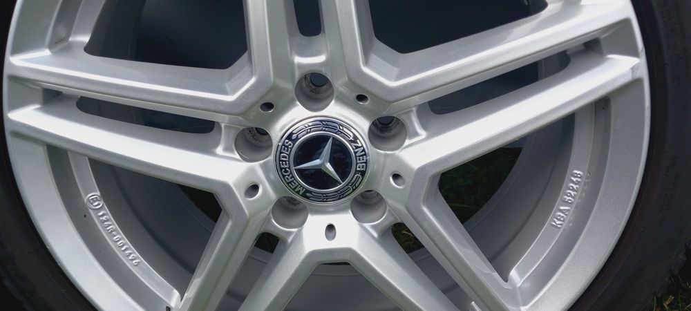 Koła zima MERCEDES A/B/CLA 7.5x18 , ET49 + 225/45R18, TPMS, 2022r, 7mm