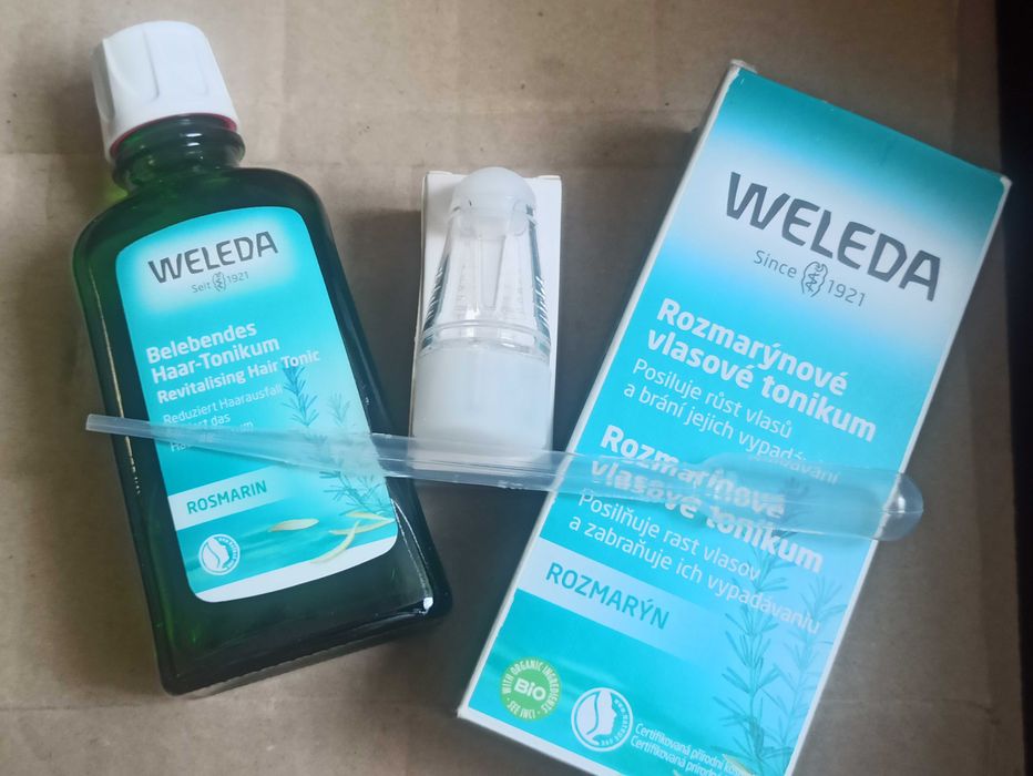 Weleda rosemary tonic+апликатор+пипетка (в подарок)