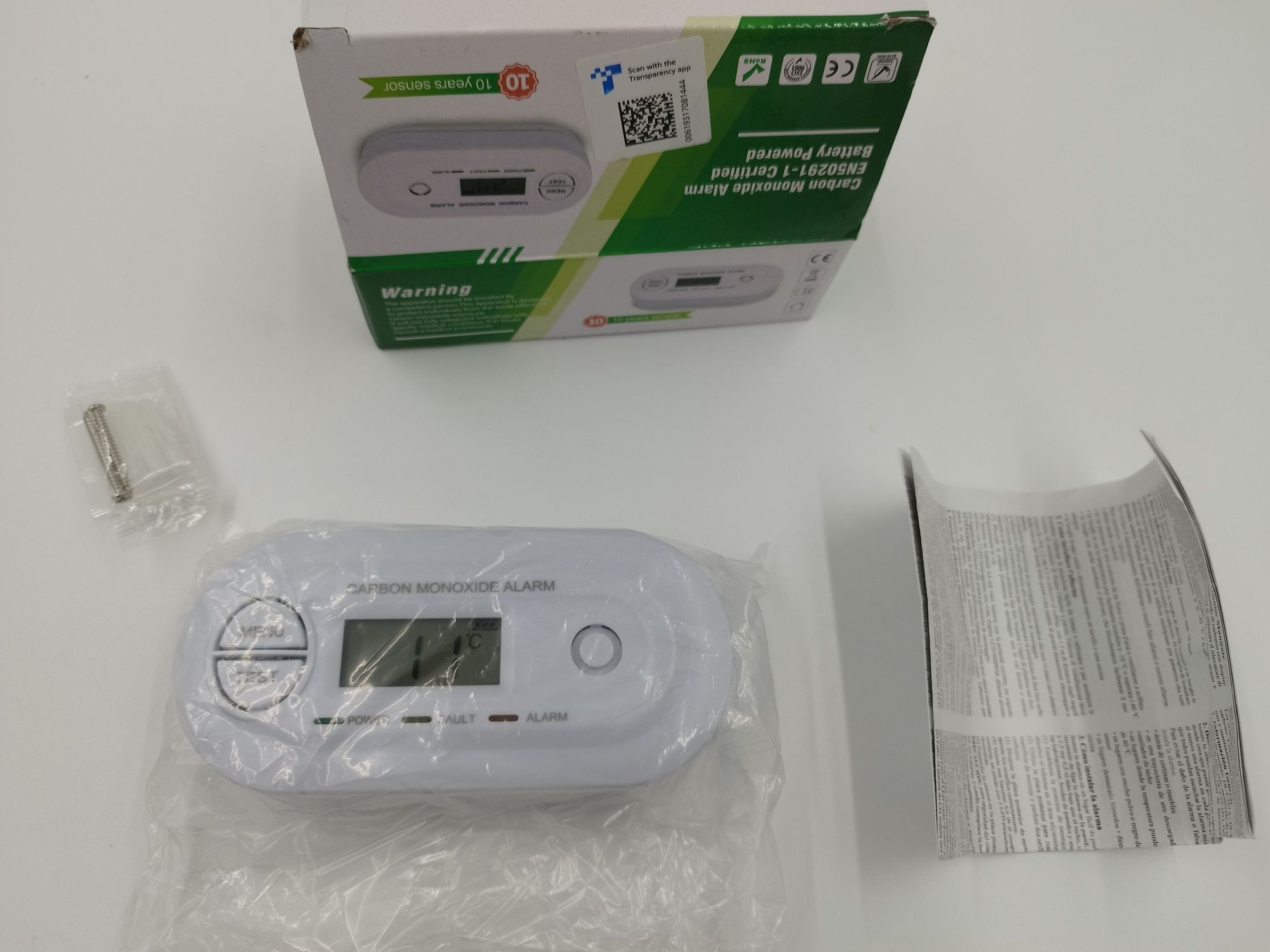 Czujnik czadu en 50291 co scondaor