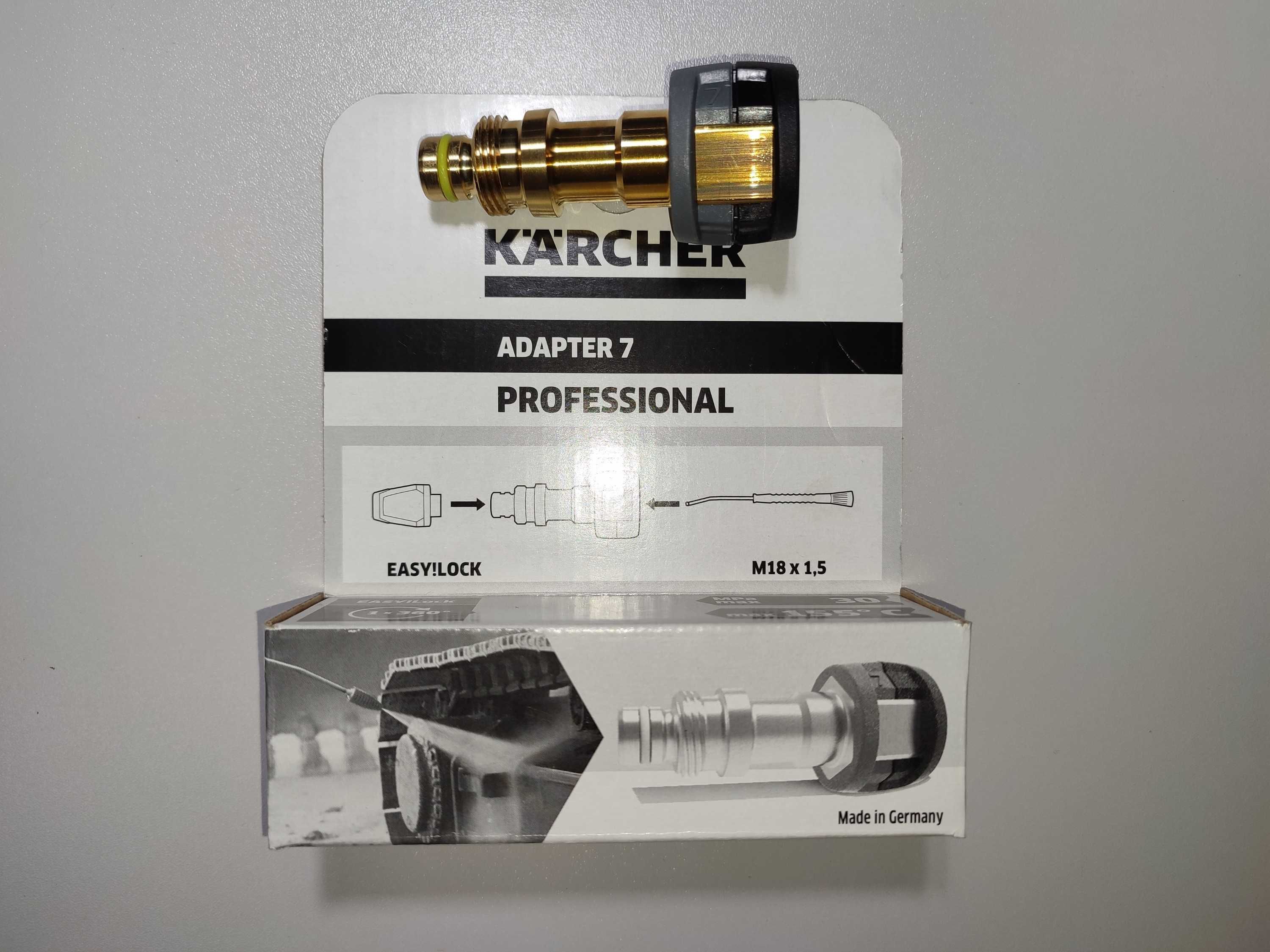Adapter 7 Myjka Karcher złączka Dysza Easy Lock+Lanca M18x1,5