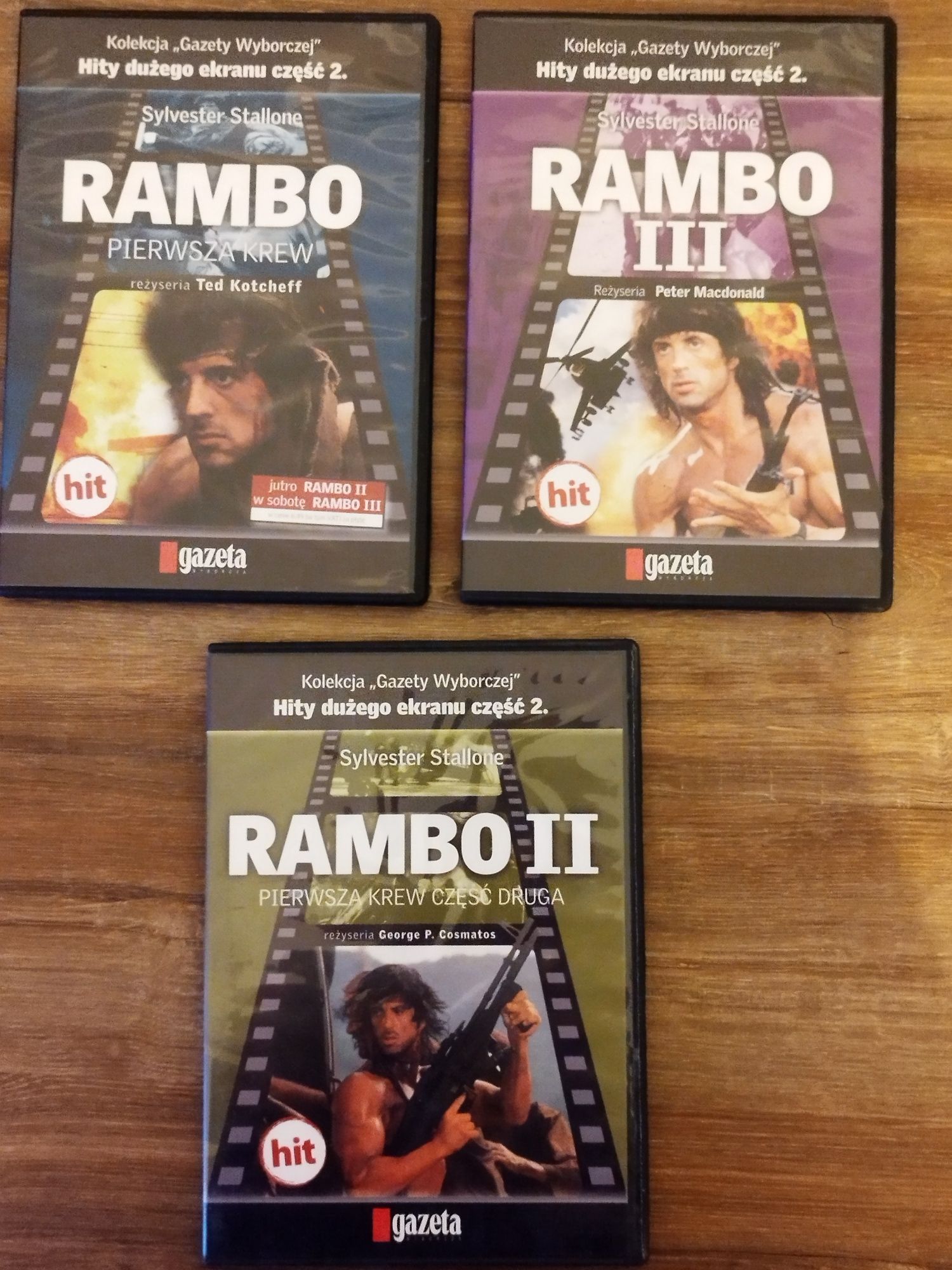 Film RAMBO 3 części.