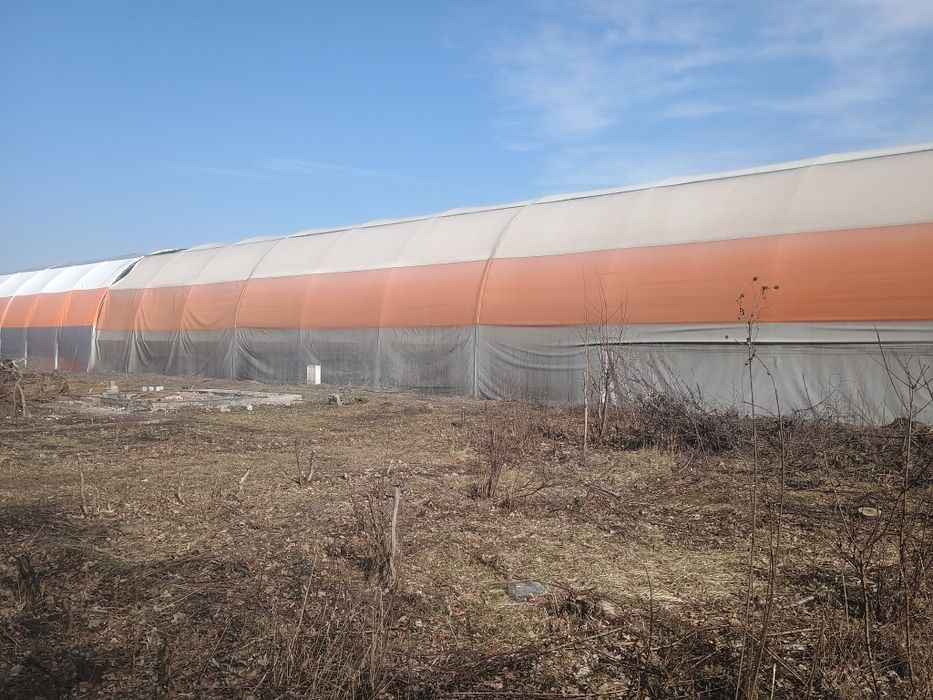 Hala namiotową - plandeka z hali namiotowej