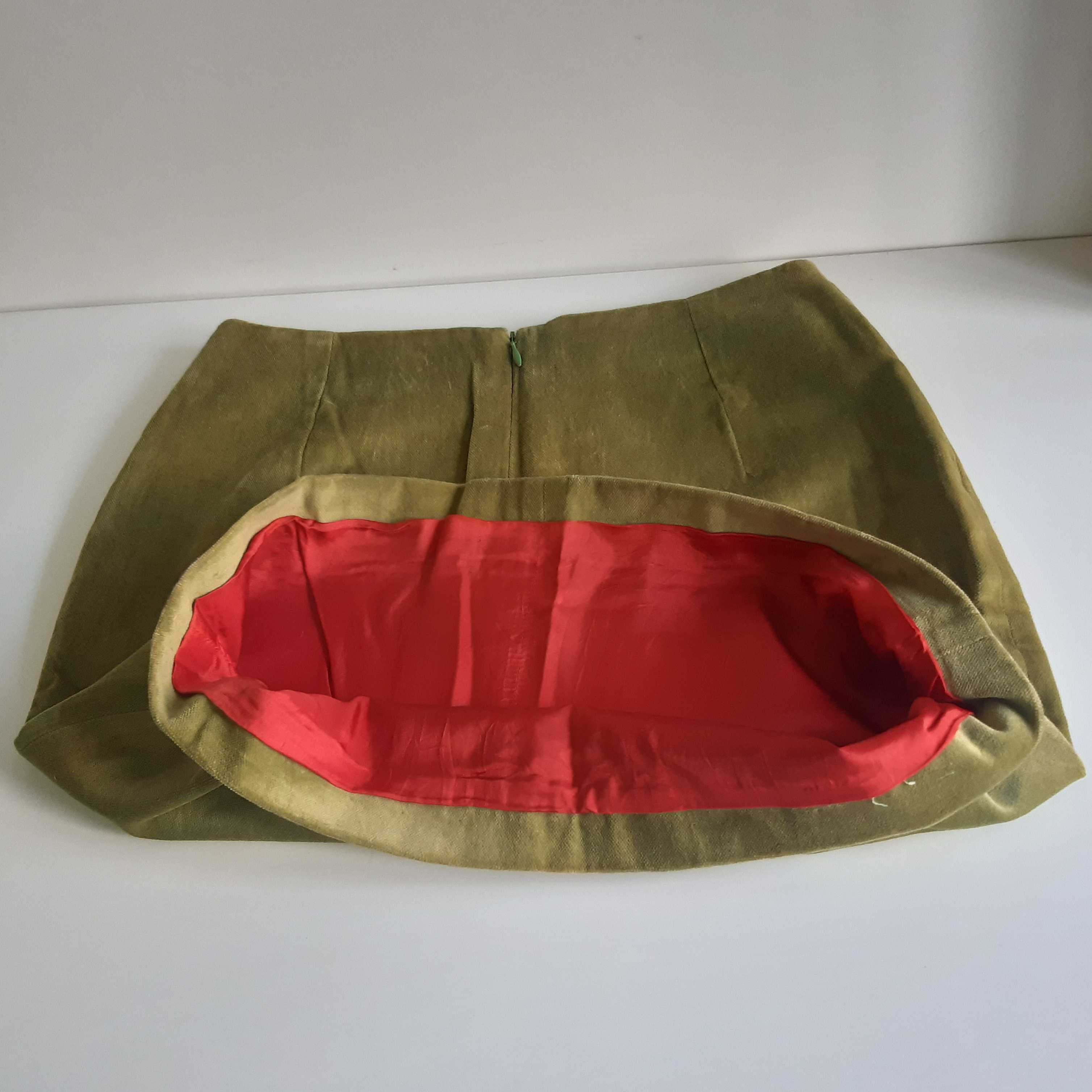 Mini Saia Verde Inverno Red Globe Estimada tam. 38
