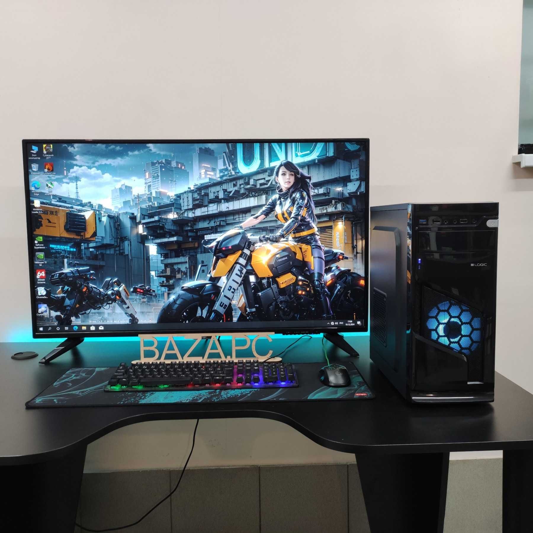 Компютер Новый Intel Core i7, 16GB DDR4, Asus GTX 1660s 6GB, SSD 512GB