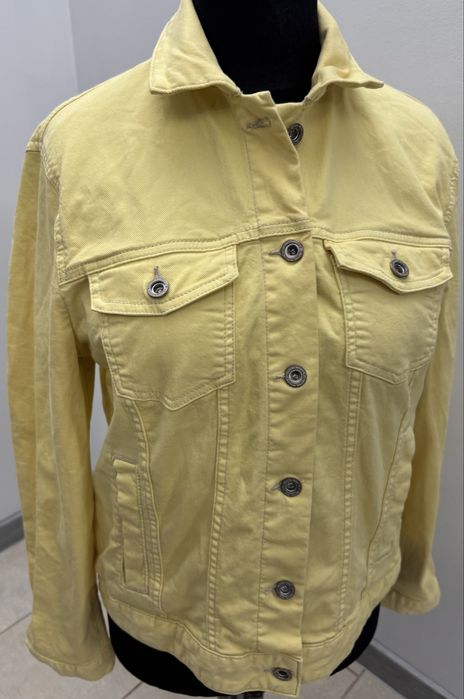 Tom Tailor extra kurtka - katana jeans/ żółta XL, extra stan, jak nowa