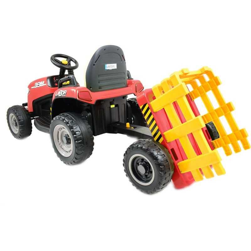Autko SUPER TRAKTOR LABOR z przyczepką i kiprem akumulator pojazd