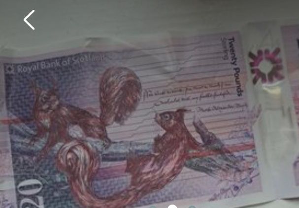 Продам 20 шотландські фунти для колекції .Коштує  1999 грн.