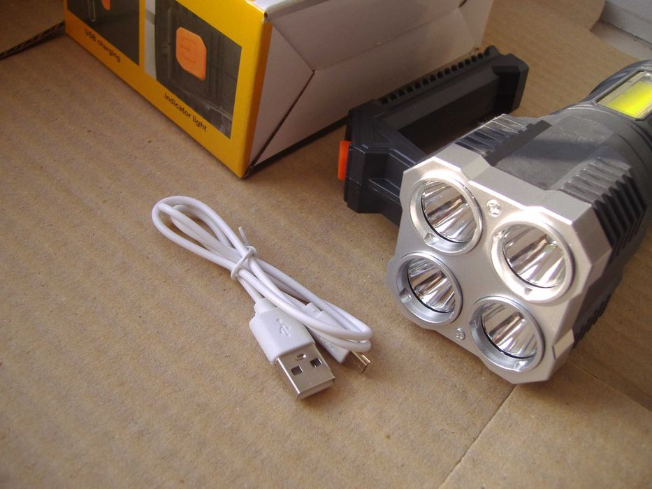 Светильник светодиодный Фонарь (аккумуляторный Li-ion зарядка USB)