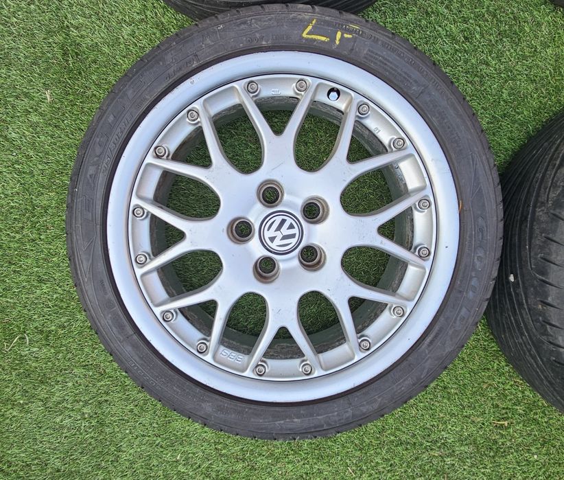 oryginalne felgi BBS VW GOLF GTI skręcane 16" kpl 7Jx16H2 ET43