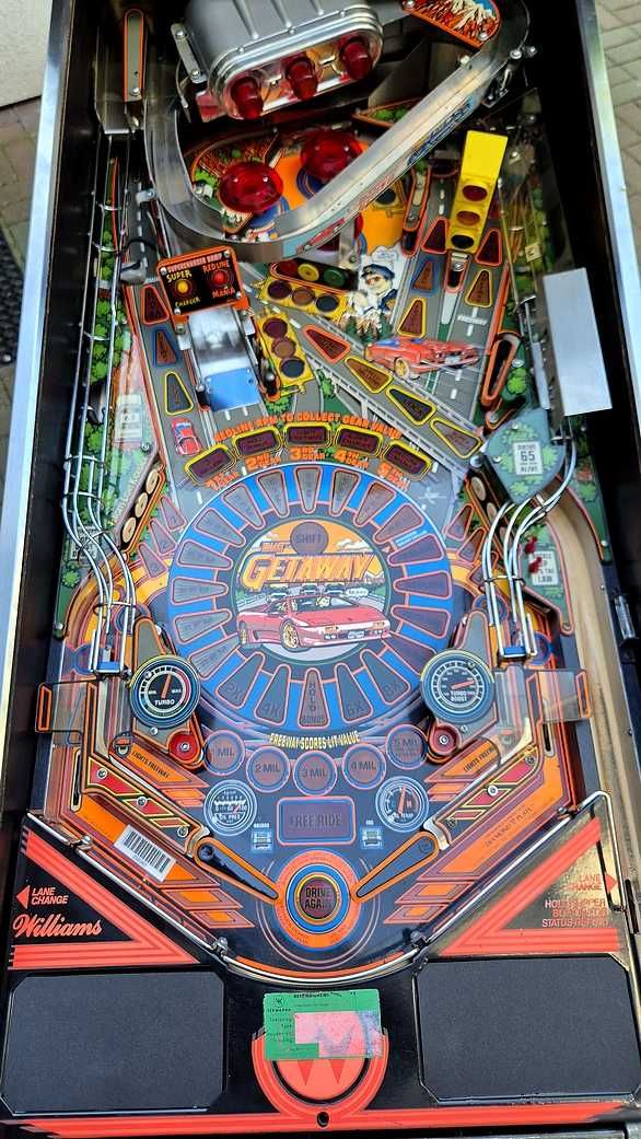 flipper ,fliper THE GETAWAY -High Speed 2 -Williams -Stan super