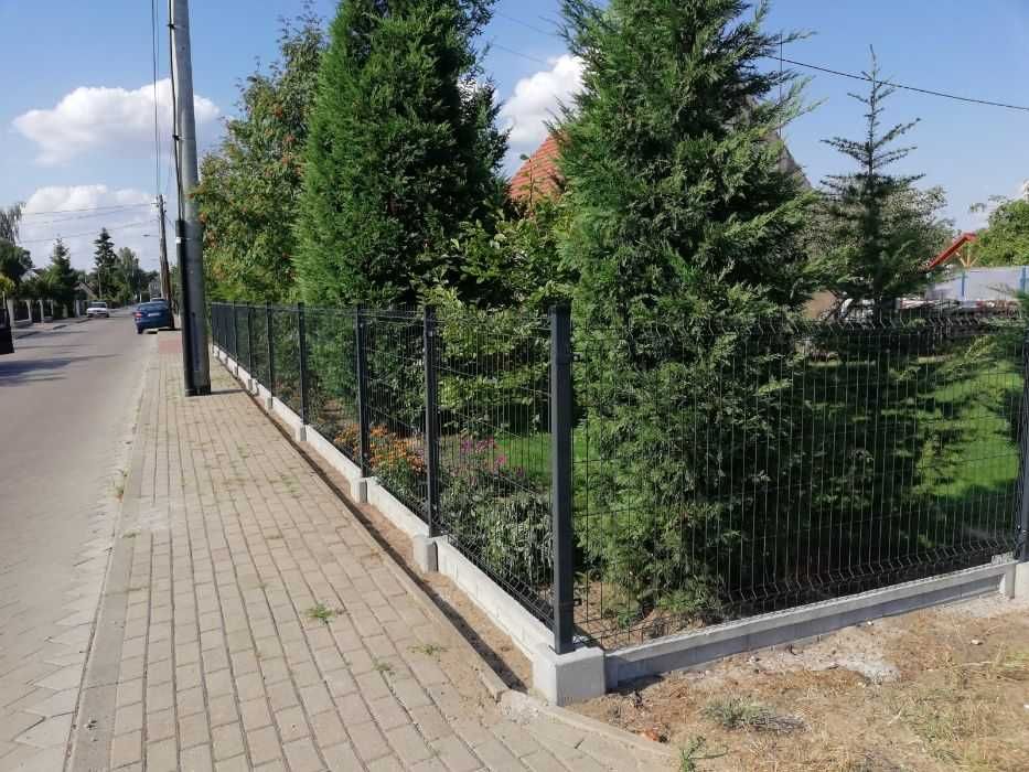 PROMOCJA !!SPRZEDAŻ/MONTAŻ Ogrodzenia panelowe 3D 123cm/153cm FI4