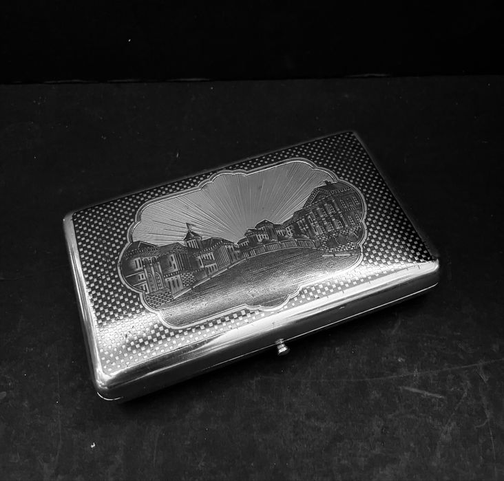 Caixa prata Rússia Imperial Séc. XIX. Contraste 1864