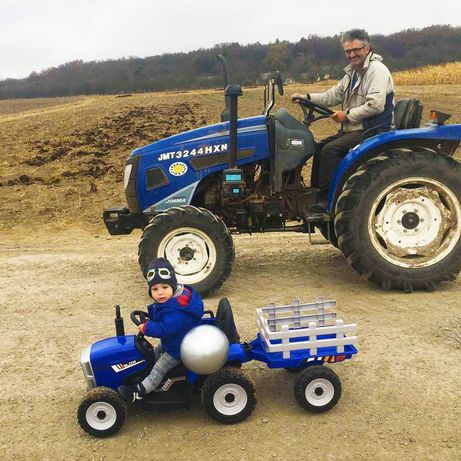 Акція! Дитячий трактор John Deere М 4479 Синій/детский трактор