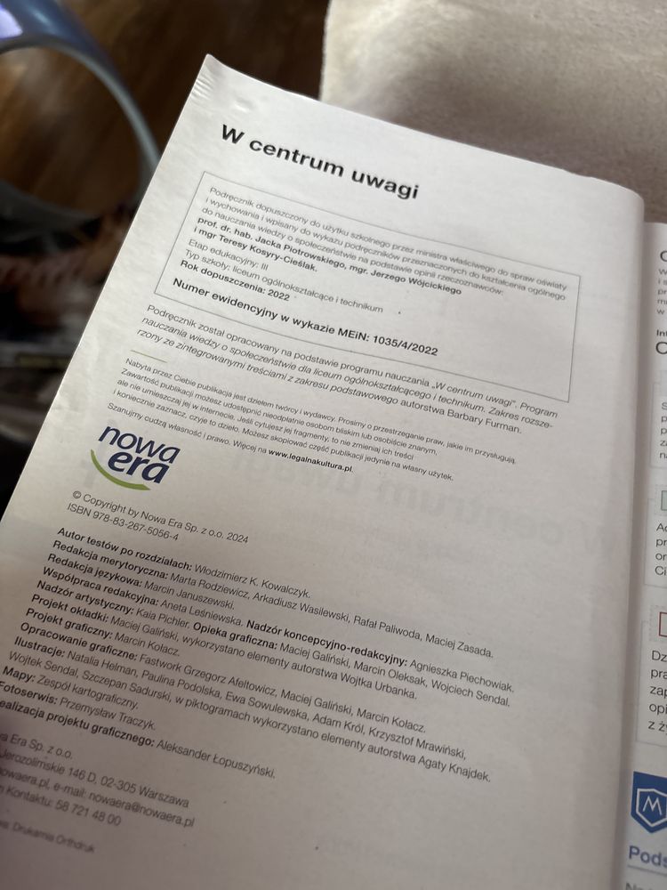 Podręcznik do wiedzy o społeczeństwie zakres rozszerzony kl. 4