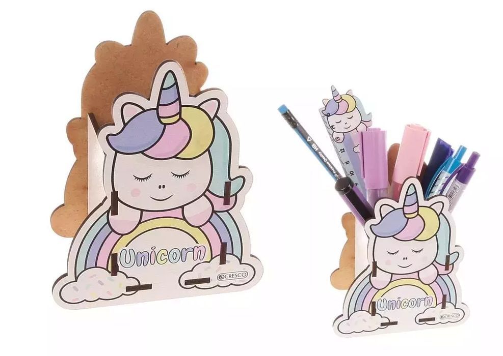 Przybornik organizer na biurko Jednorożec. Cresco