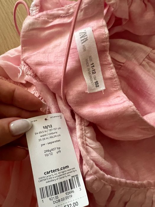 Zara плаття хлопок льон 11-12 11-13 років 152 164 сарафан зара