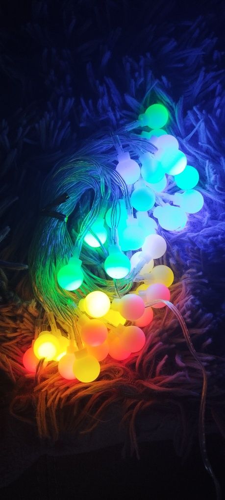 Girlanda 6m 40 LED, dwie wersje + dodatki