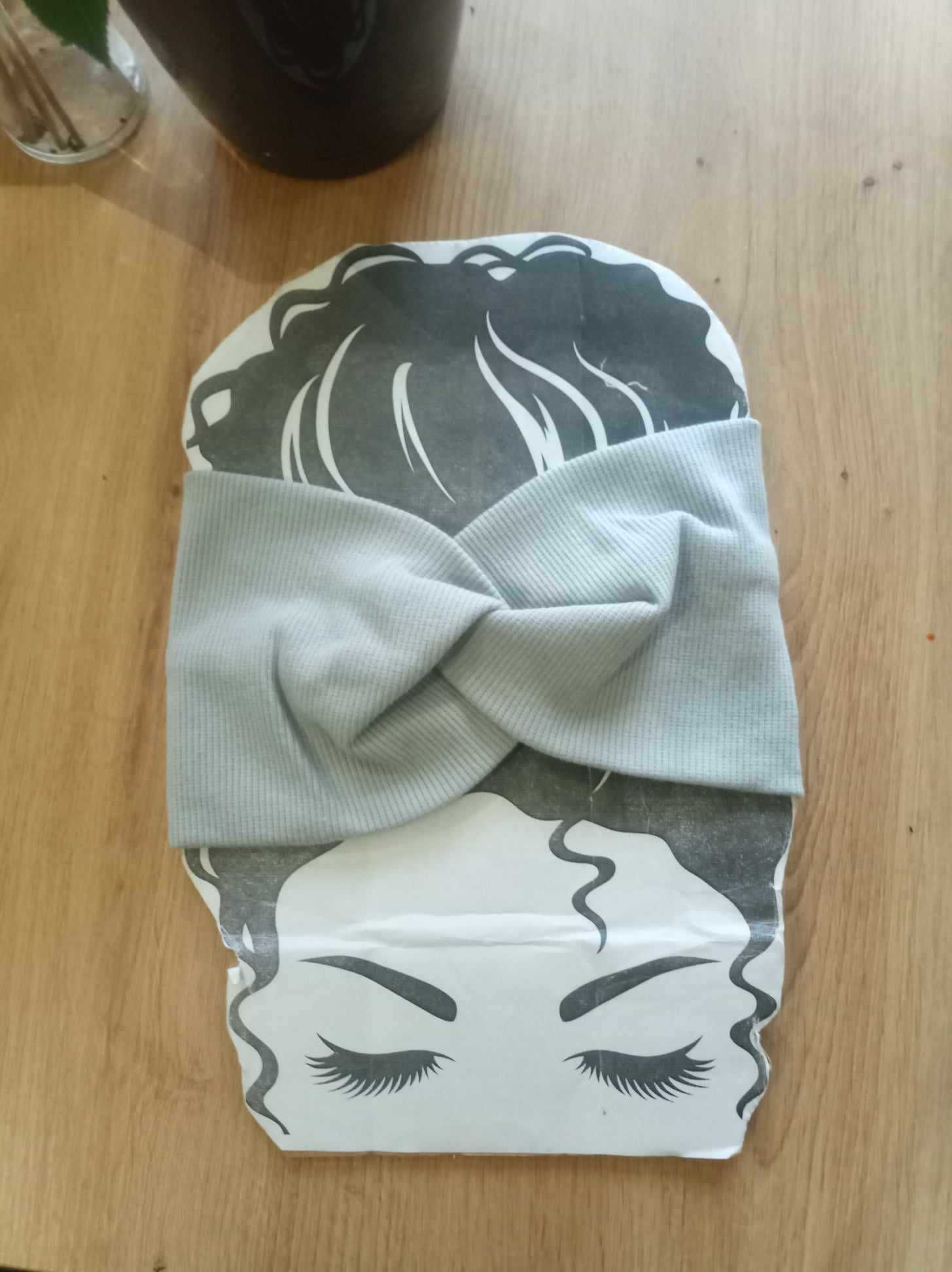 OPASKA na jesień, Turban bawełniana rozciągliwa.