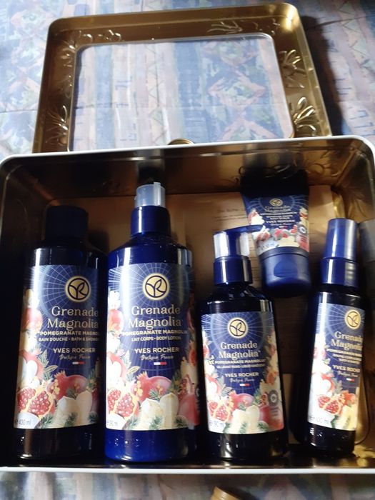 Conjunto natal Romã Magnolia yves rocher