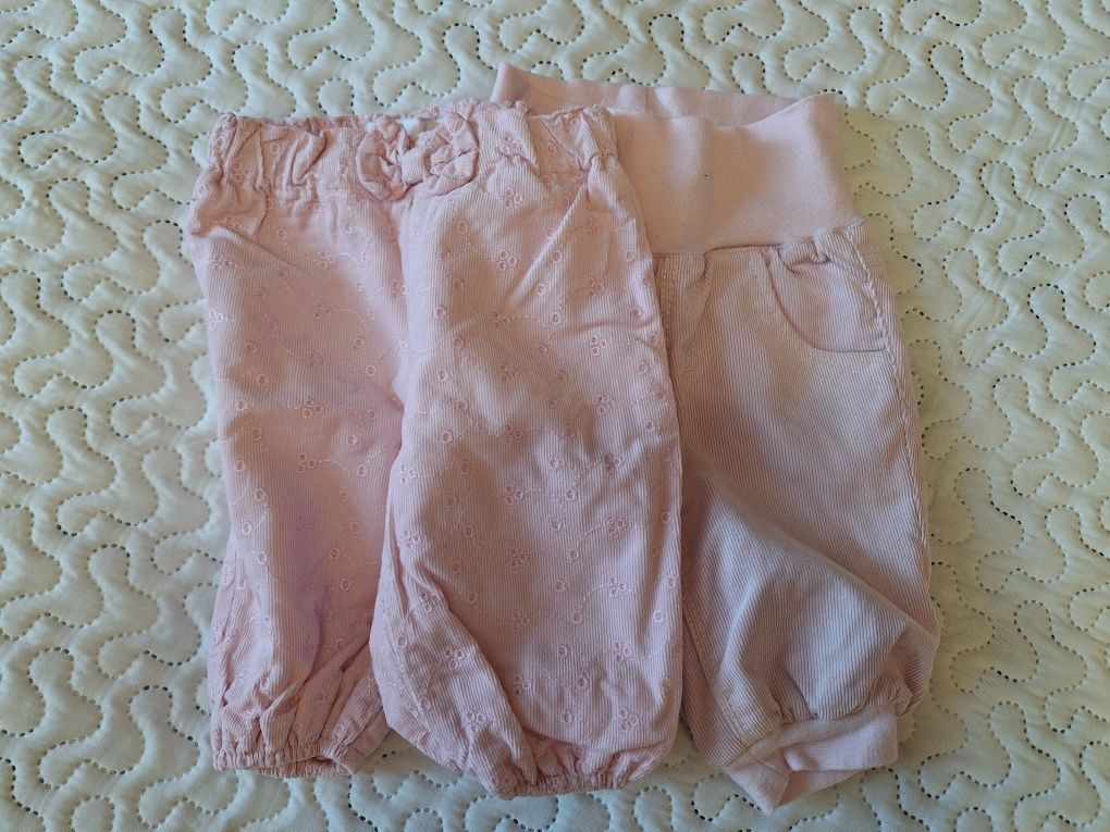 Spodnie niemowlęce - dziewczęce r.62