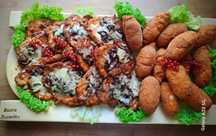 Catering / Katering okolicznościowy , Koryto miesne , Zimna płyta