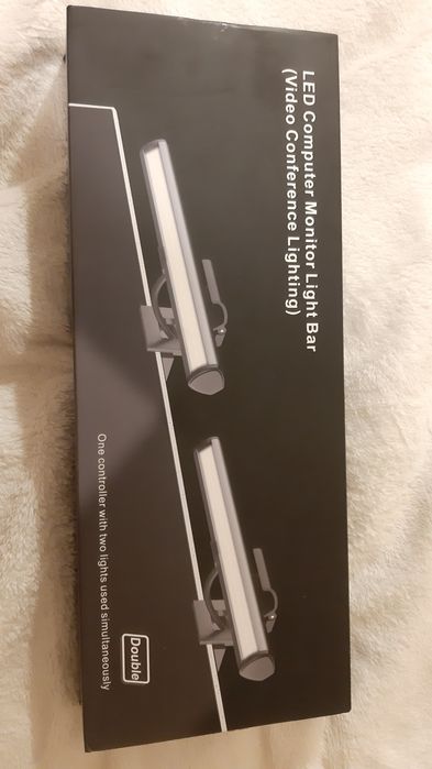Lampka LED zawieszana na monitor listwa świetlna ściemnialna USB 2 szt