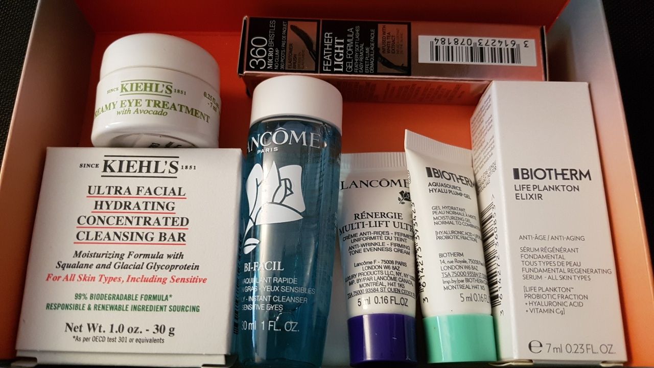 Подарочный набор из 7 мини версий Lancome,Biotherm,Kiehl's оригинал.