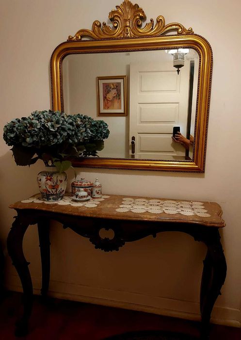 Mesa de consola e Espelho
