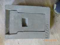 Zasuwa  Kominowa Betonowa , Szyber , Wyczystka 20cm x 28cm x 5,5cm