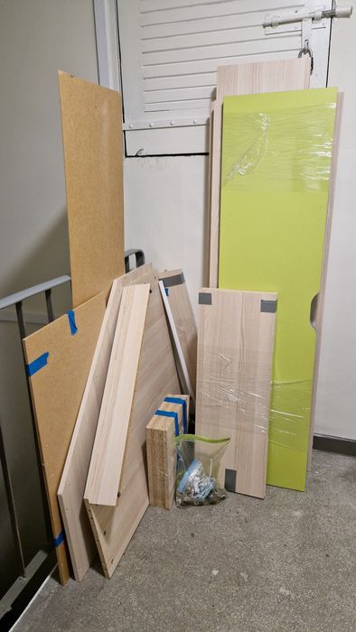 Almer / Szafa narożna + regał dla dziecka