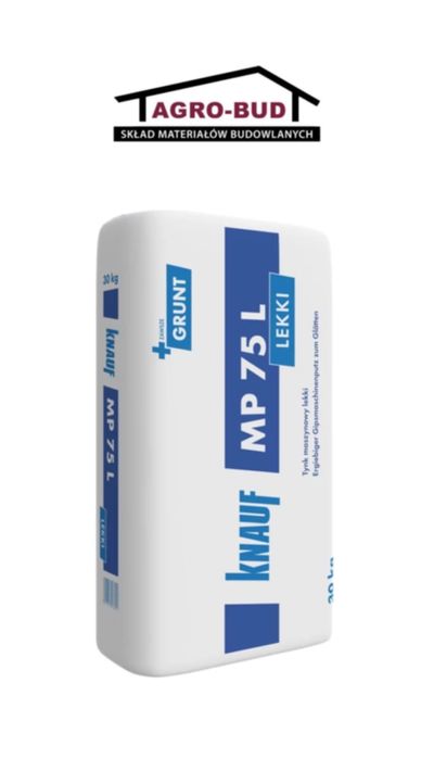 Knauf MP75 L 30kg Tynk Gipsowy Maszynowy Lekki