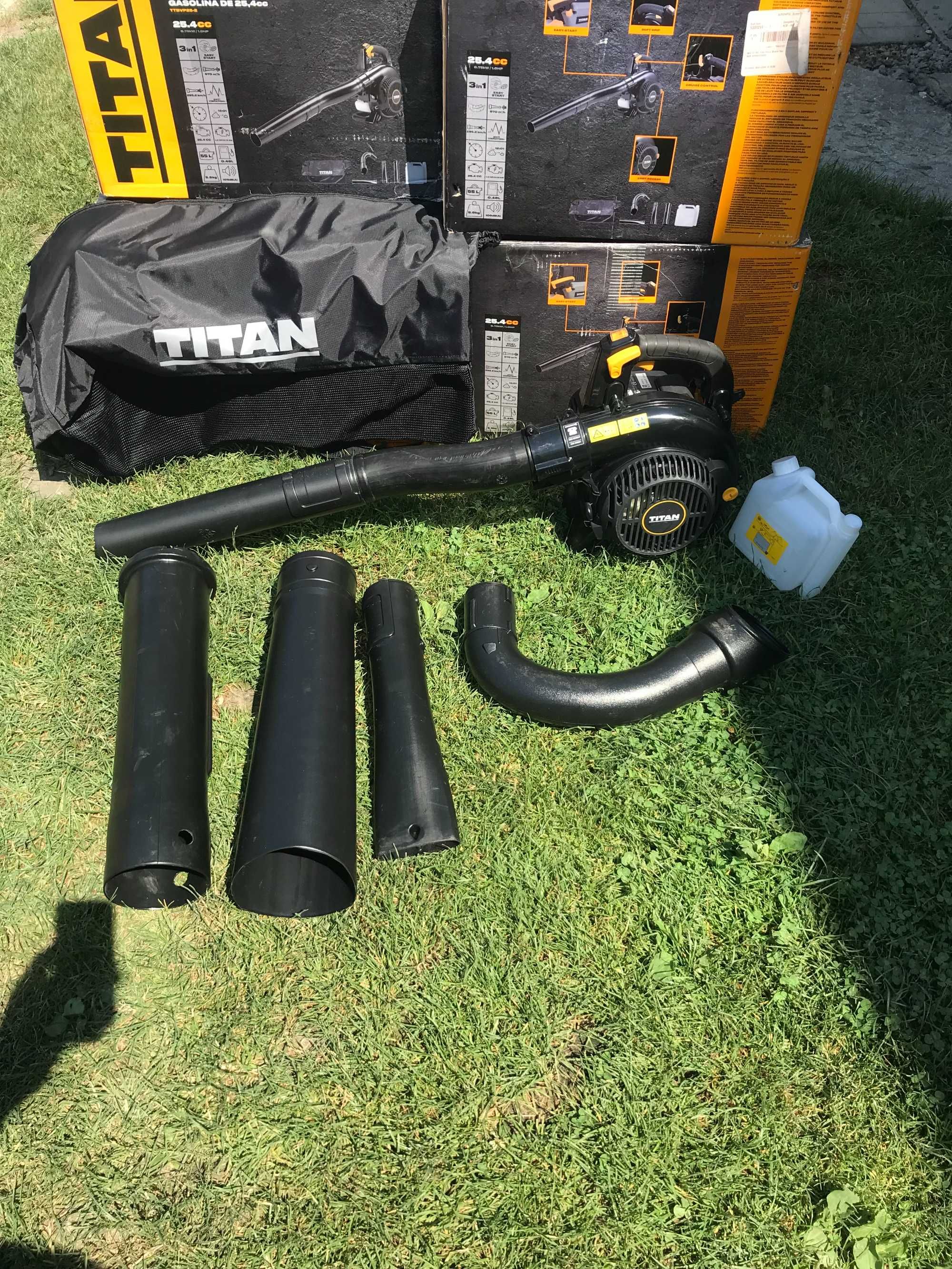 Бензодуйка,повітродувка та пилосос Titan TTBVP25-2 з Англії