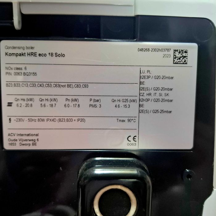 Kocioł HRE eco 18 Solo ACV