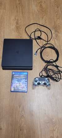 Konsola ps4 Slim 500Gb + pad + gra Minecraft  ( PlayStation 4 )