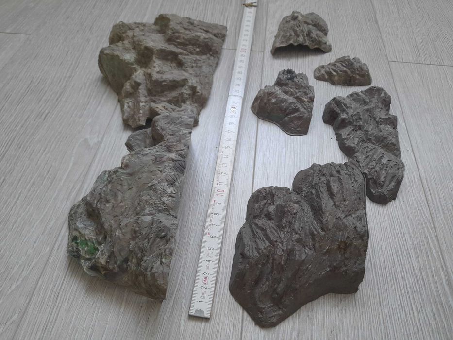 Zestaw 7 x skały skała skalne ściany góry makieta kolejowa diorama H0