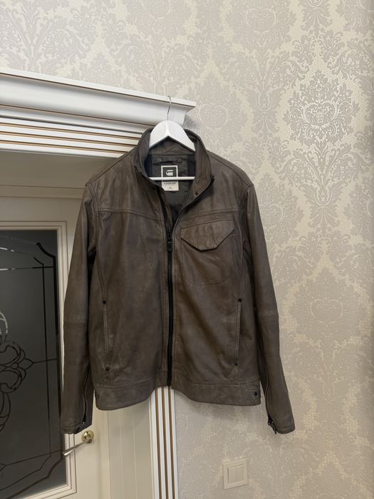 G star куртка шкіряна чоловіча