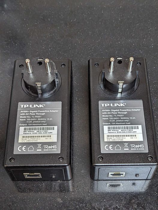 TP-Link AV500+ Adaptador Gigabit Powerline c/ AC passthrough