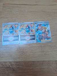 3 oryginalne karty pokemon