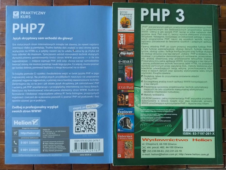 PHP7 -M. Lis Praktyczny Kurs  PHP3 L.Atkinson