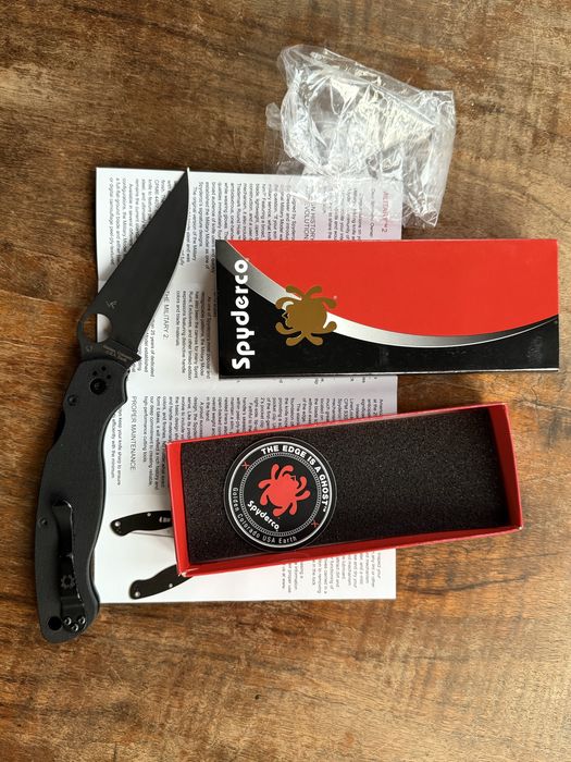Spyderco Military 2 black/ black blade